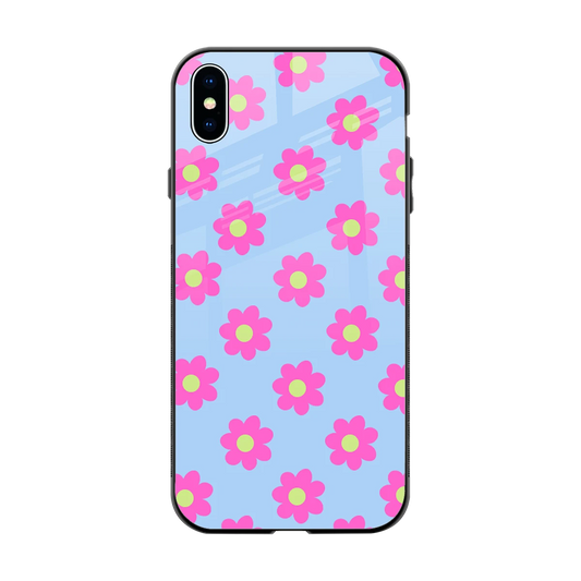 Bouquet back phone cover | glass case for iphone xs max