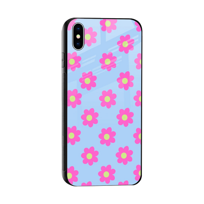 Bouquet sleek iphone xs max cover with tempered glass back and TPU edges