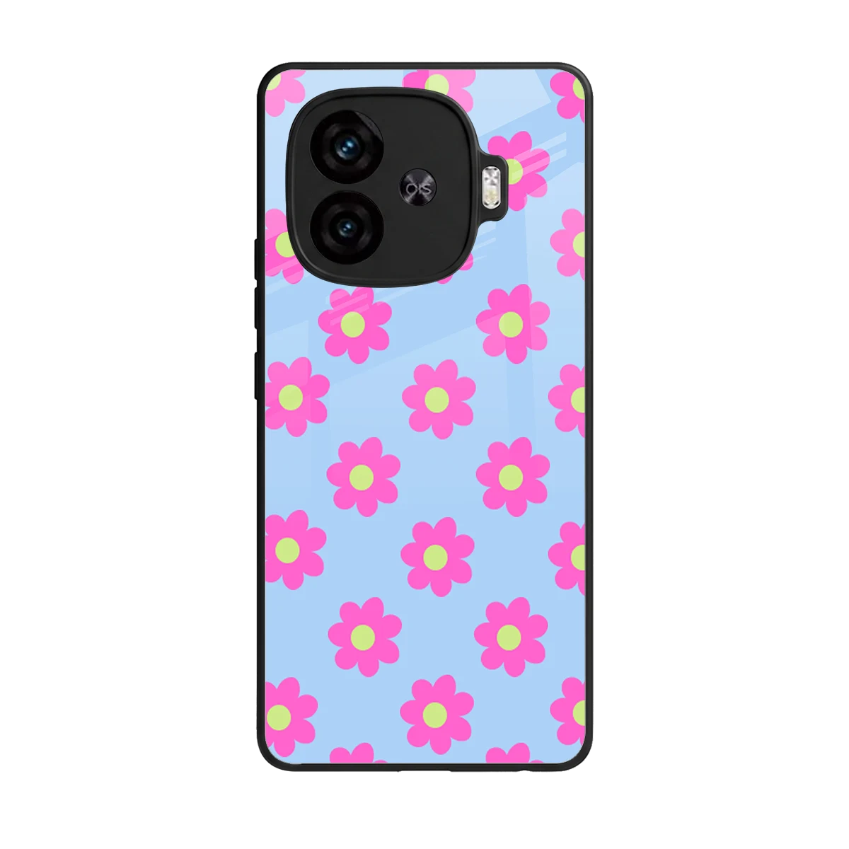 Bouquet back phone cover | glass case for iqoo neo 10r 5g
