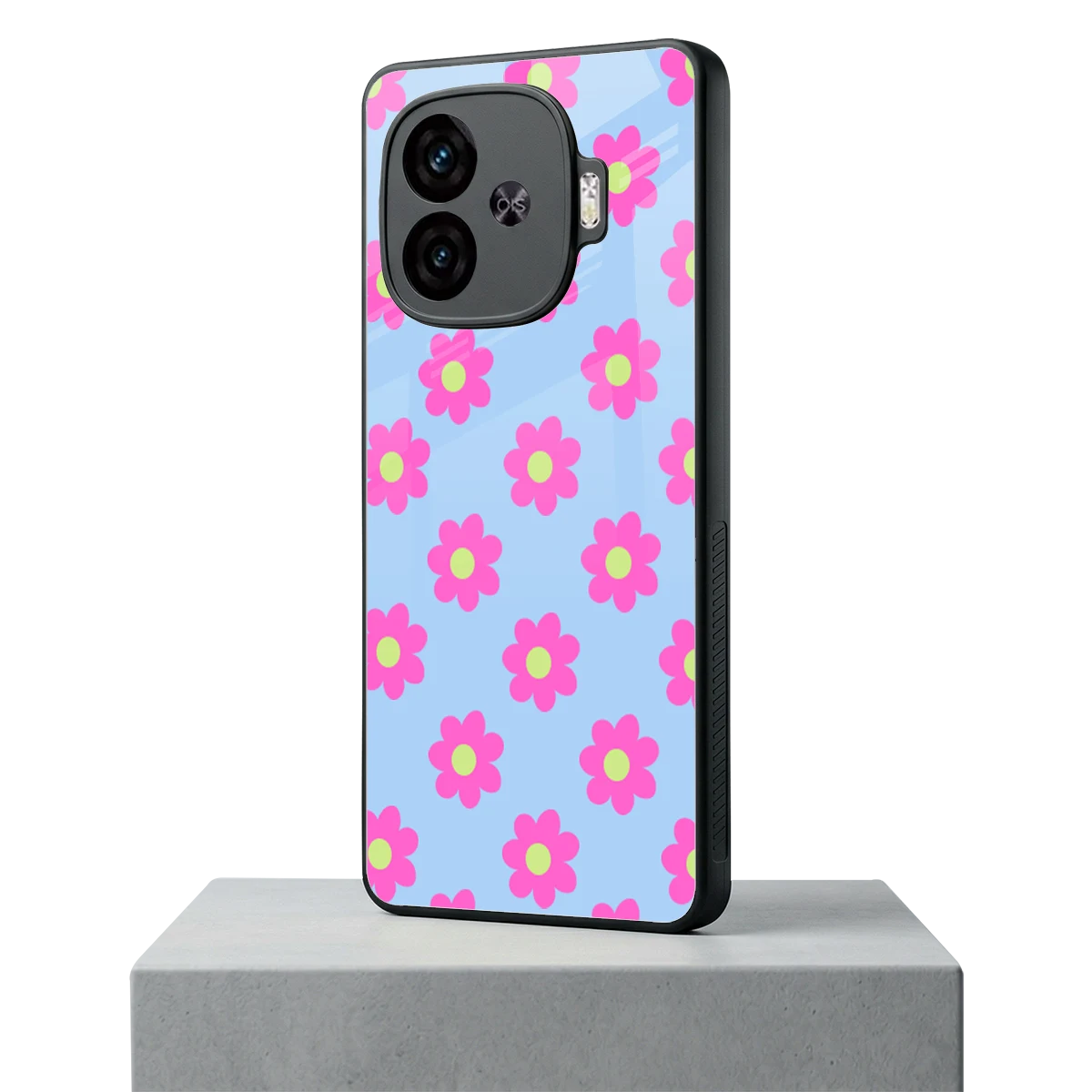 Bouquet iqoo neo 10r 5g mobile cover | shockproof glass phone case