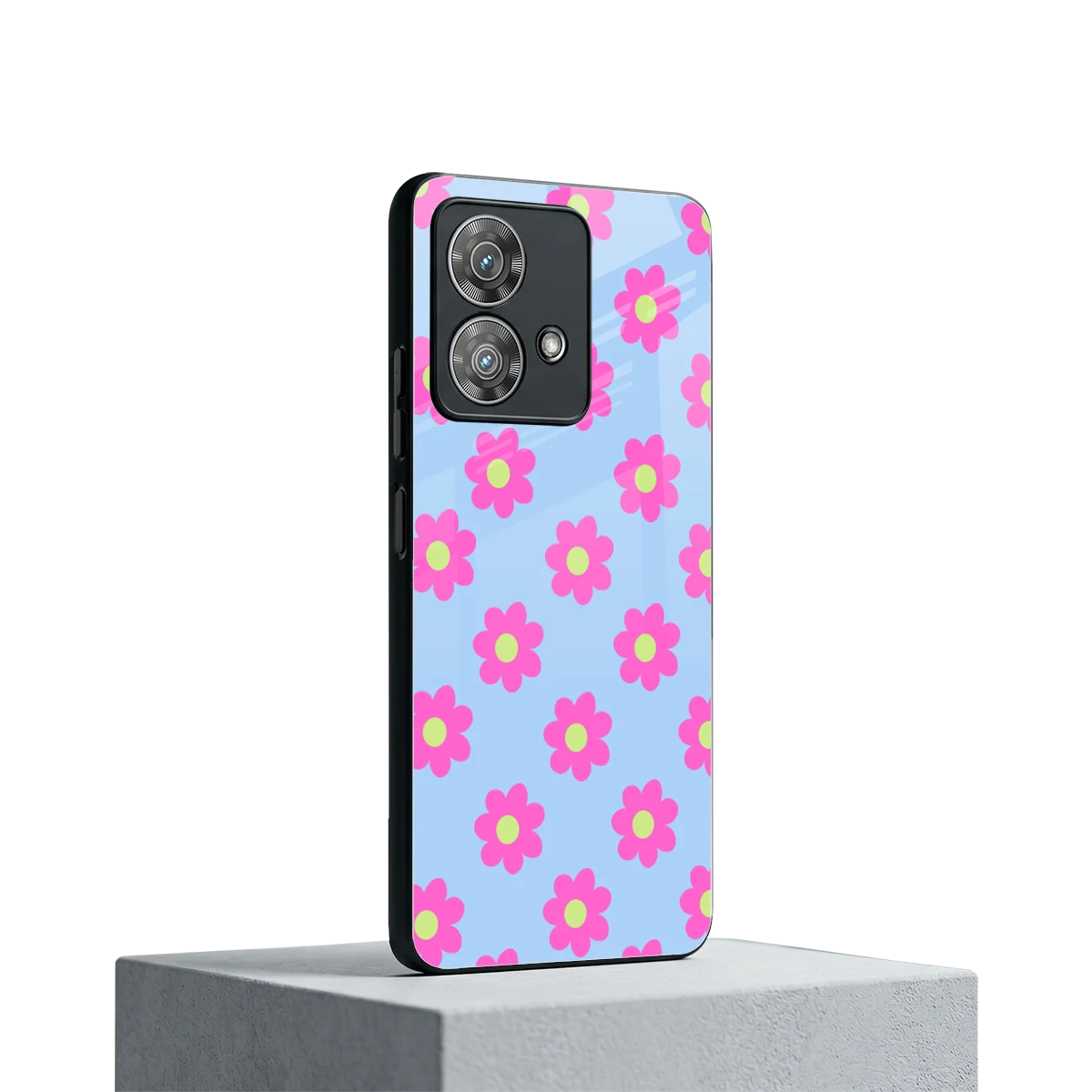Bouquet motorola edge 40 neo 5g mobile cover | shockproof glass phone case