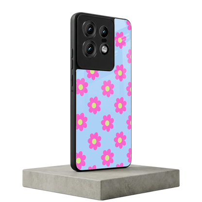 Bouquet motorola edge 50 pro mobile cover | shockproof glass phone case