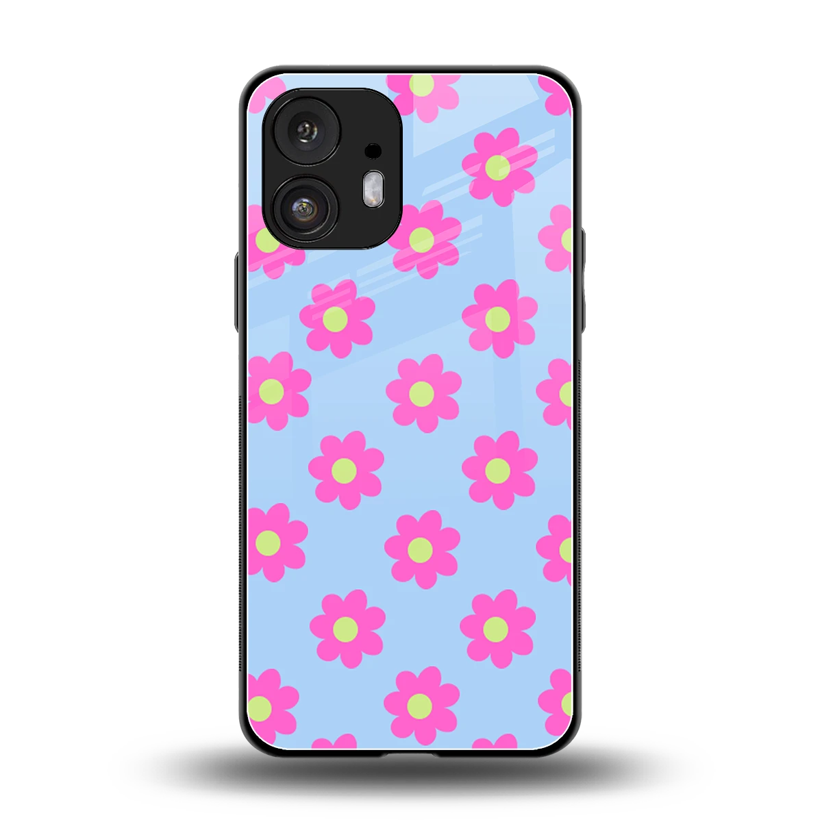 Bouquet back phone cover | glass case for nothing phone 2