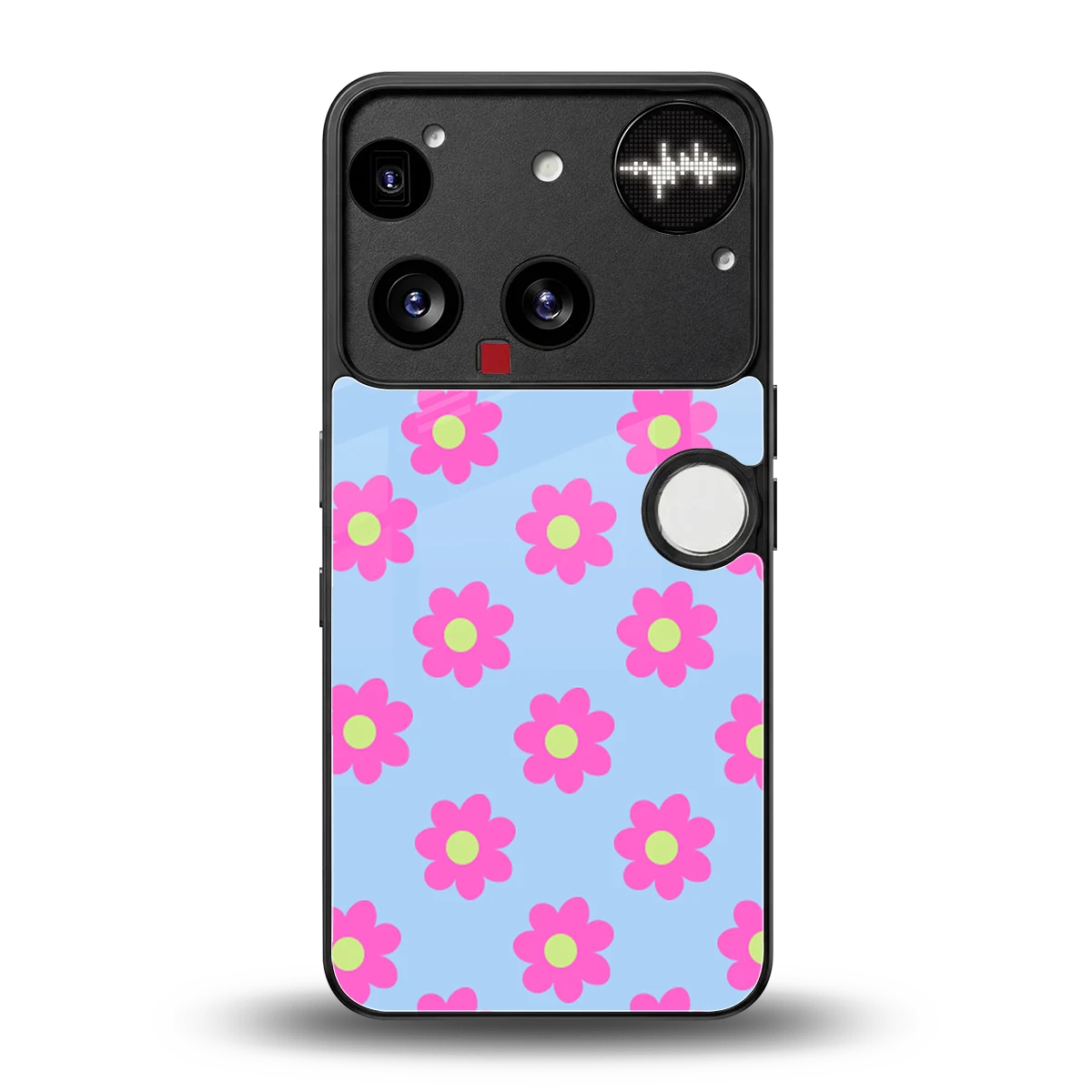 Bouquet back phone cover | glass case for nothing phone 3