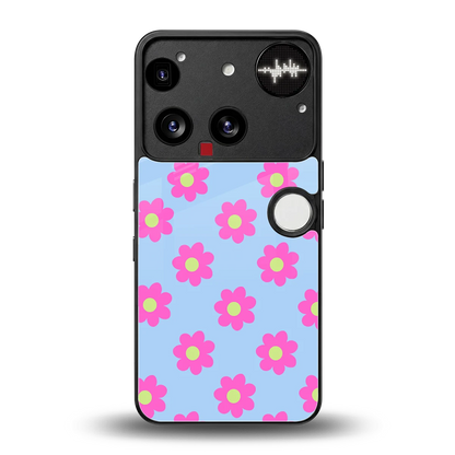 Bouquet back phone cover | glass case for nothing phone 3