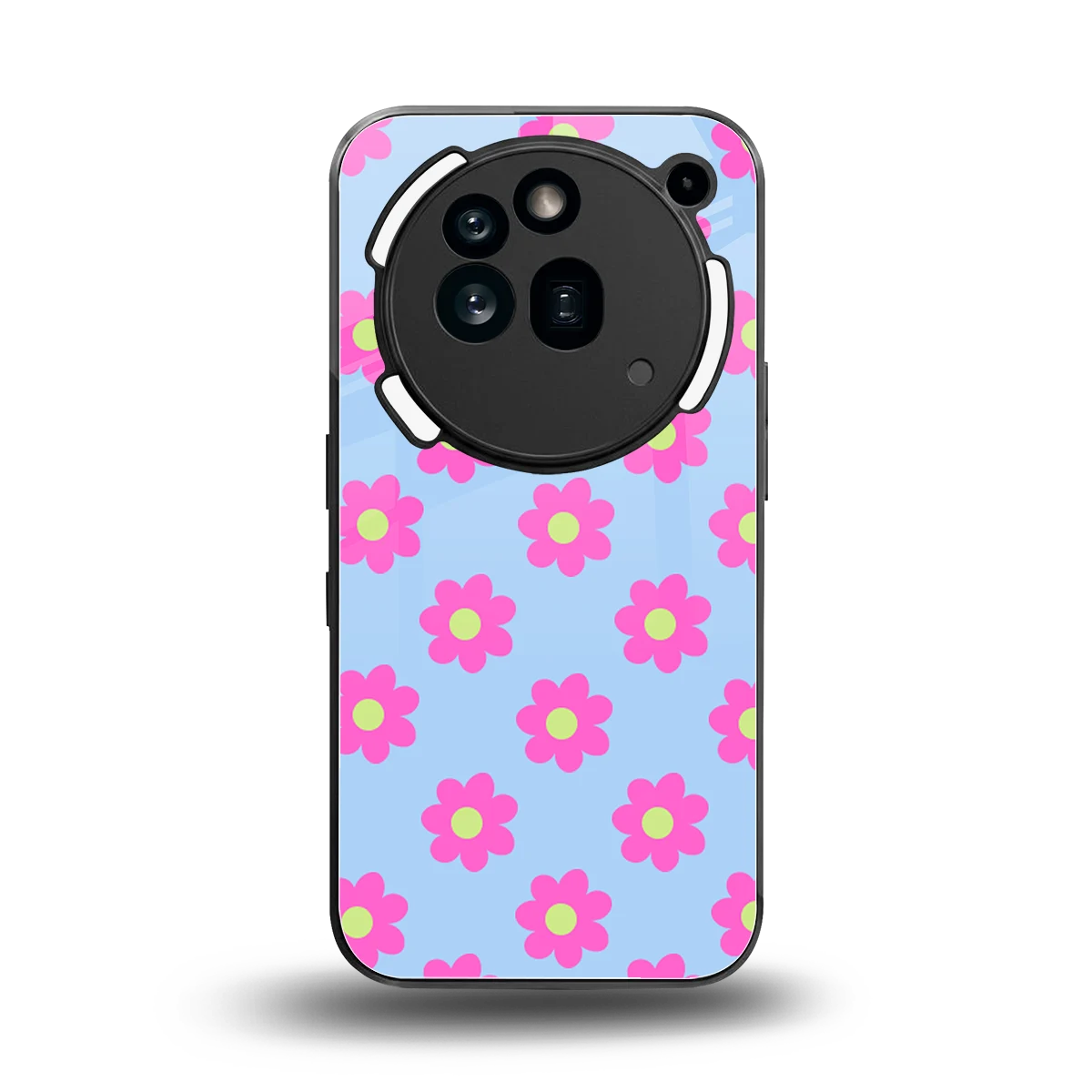 Bouquet back phone cover | glass case for nothing phone 3a pro