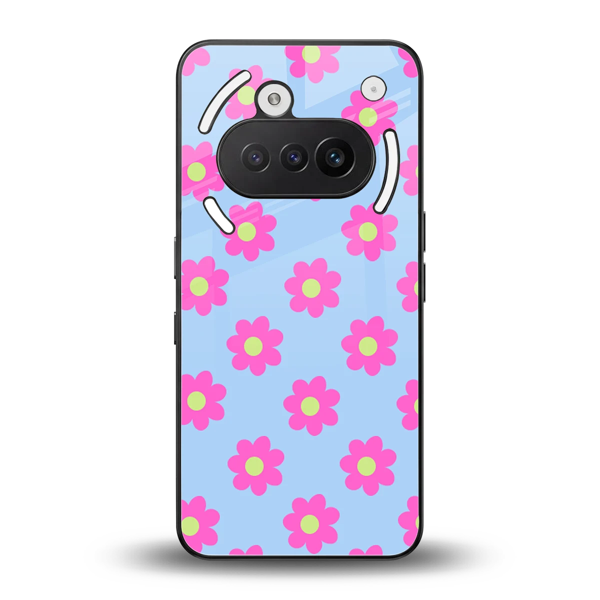 Bouquet back phone cover | glass case for nothing phone 3a