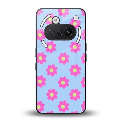 Bouquet back phone cover | glass case for nothing phone 3a