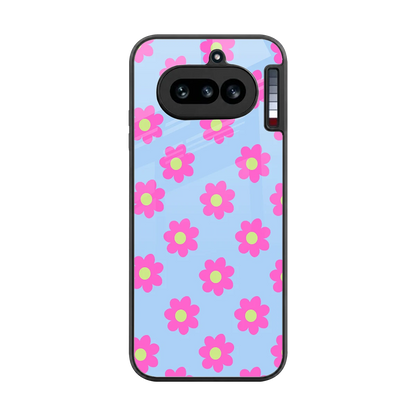 Bouquet back phone cover | glass case for nothing phone 4a
