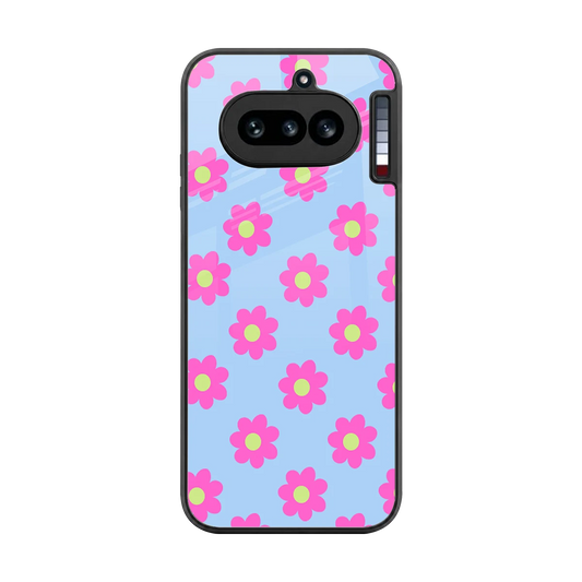 Bouquet back phone cover | glass case for nothing phone 4a