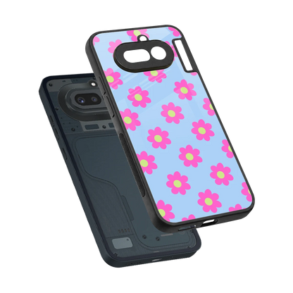 Bouquet sleek nothing phone 4a cover with tempered glass back and TPU edges