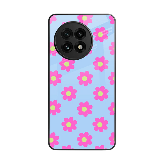 Bouquet back phone cover | glass case for oneplus 13r