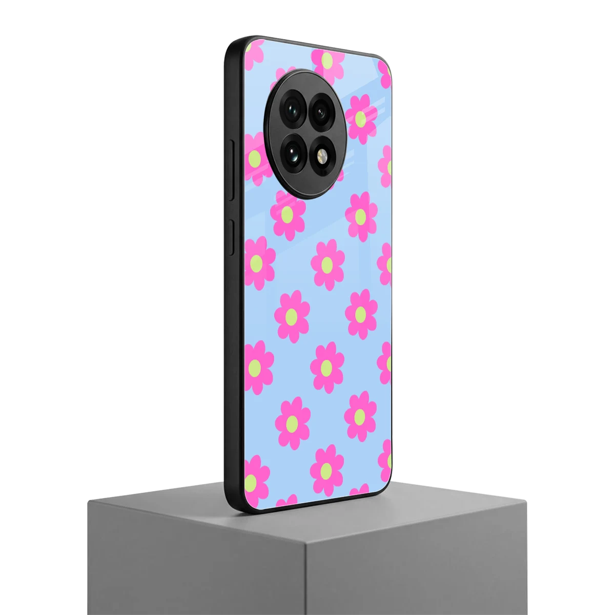 Bouquet oneplus 13r mobile cover | shockproof glass phone case