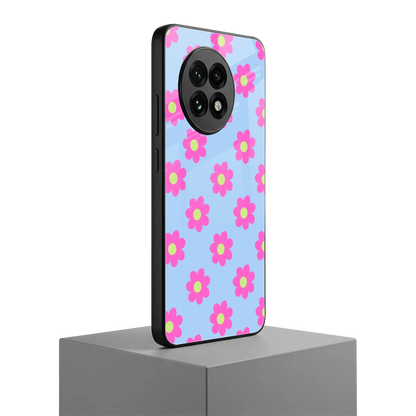 Bouquet oneplus 13r mobile cover | shockproof glass phone case