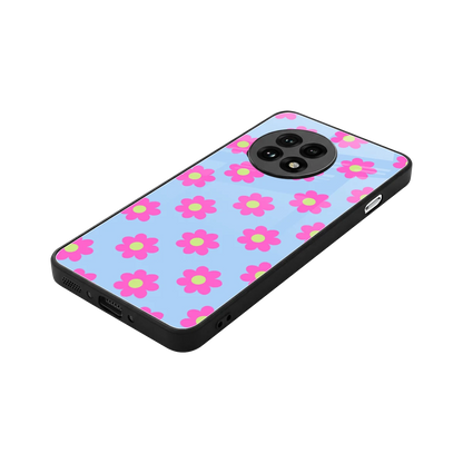 Bouquet stylish phone case for oneplus 13r | glossy glass and slim fit