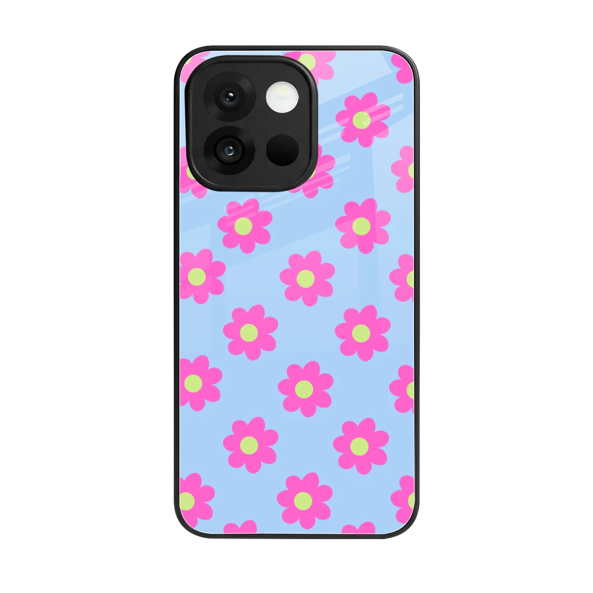 Bouquet back phone cover | glass case for oneplus 13s