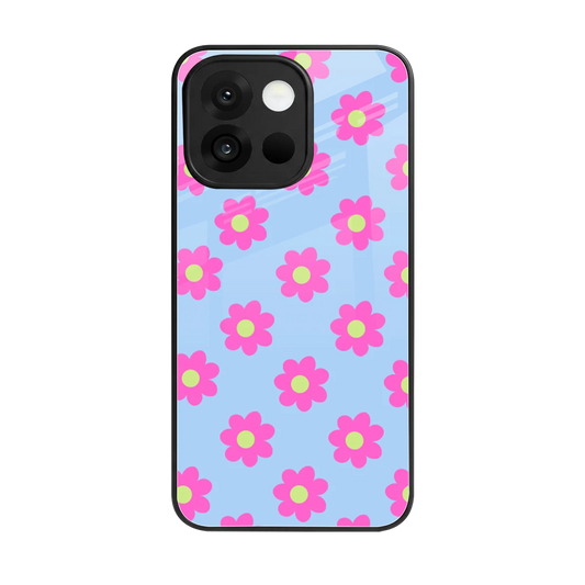 Bouquet back phone cover | glass case for oneplus 13s