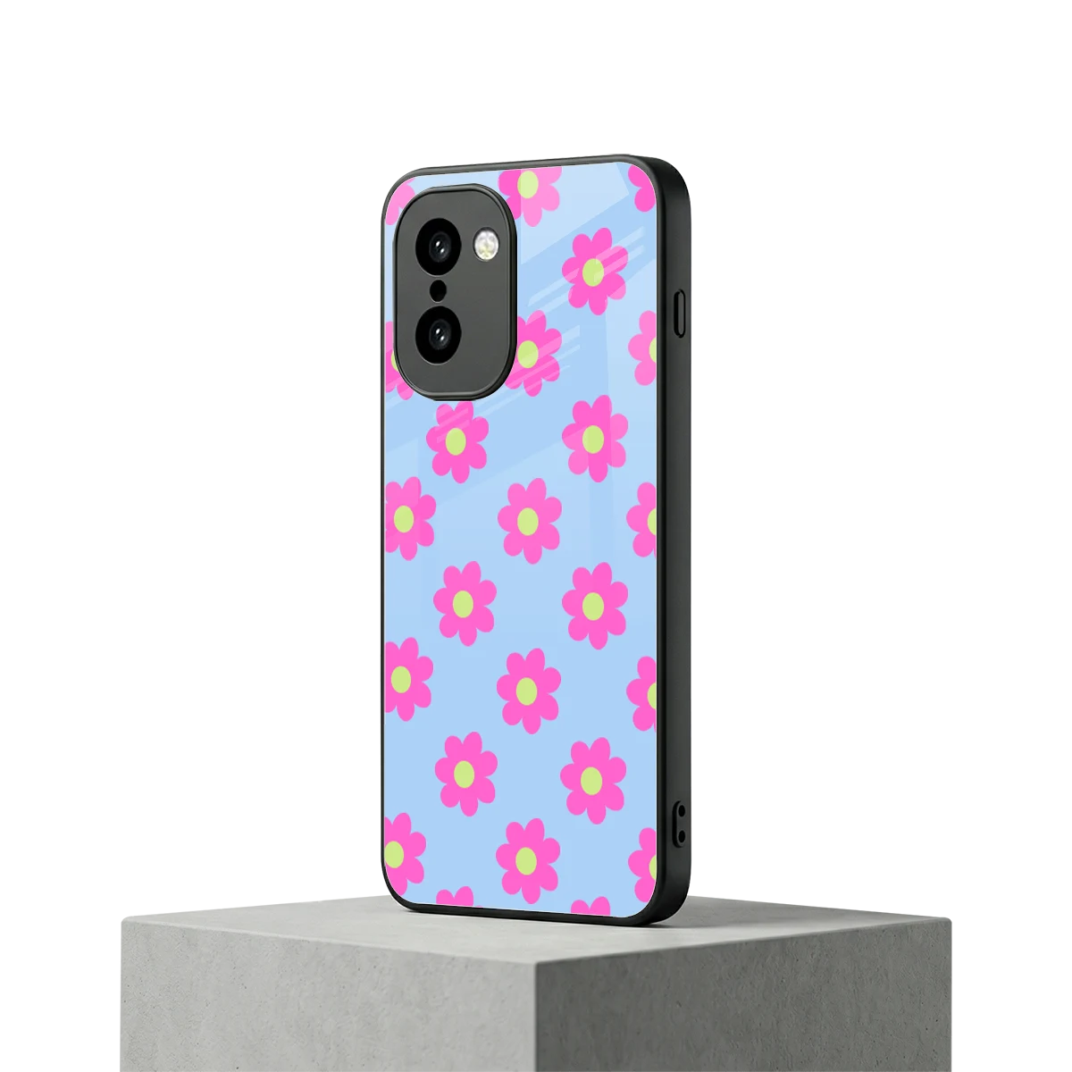 Bouquet oneplus 15r mobile cover | shockproof glass phone case