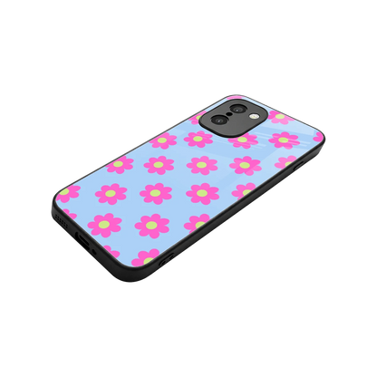 Bouquet stylish phone case for oneplus 15r | glossy glass and slim fit