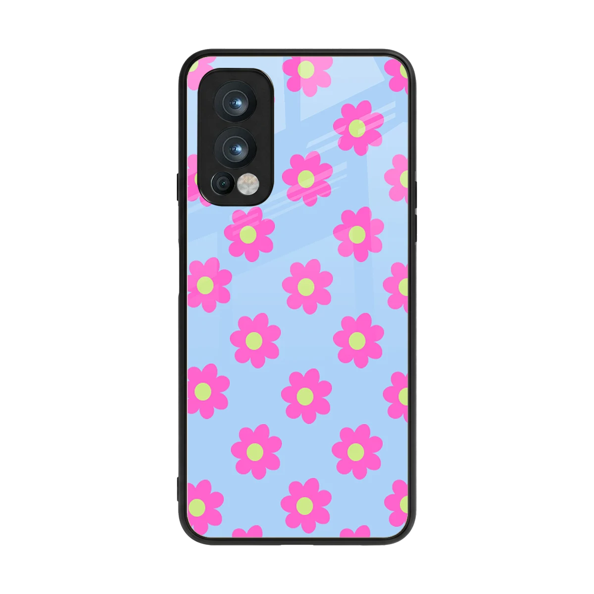 Bouquet back phone cover | glass case for oneplus nord 2