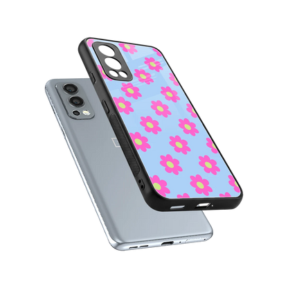 Bouquet sleek oneplus nord 2 cover with tempered glass back and TPU edges