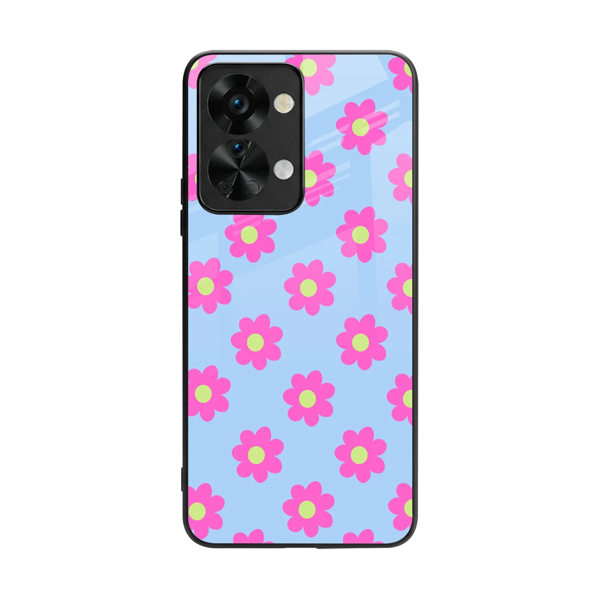 Bouquet back phone cover | glass case for oneplus nord 2t
