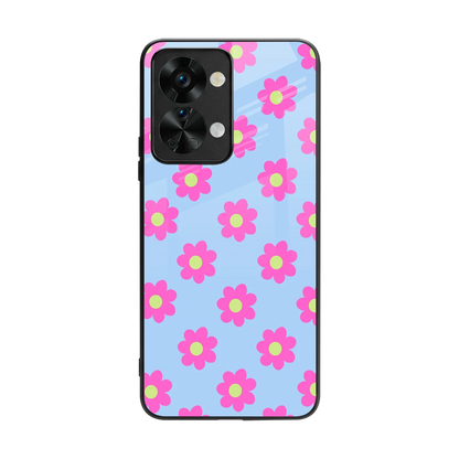 Bouquet back phone cover | glass case for oneplus nord 2t
