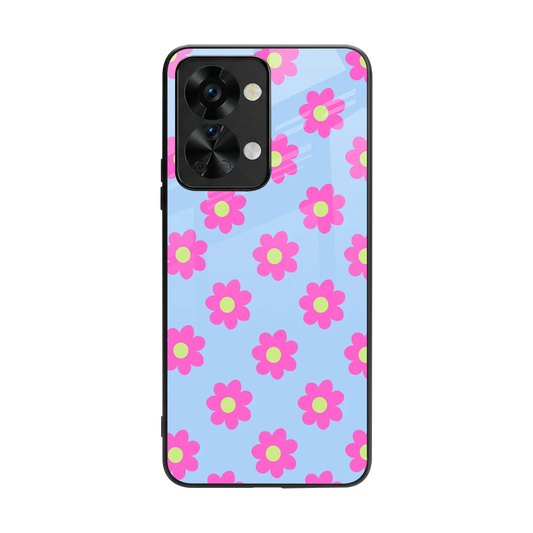 Bouquet back phone cover | glass case for oneplus nord 2t