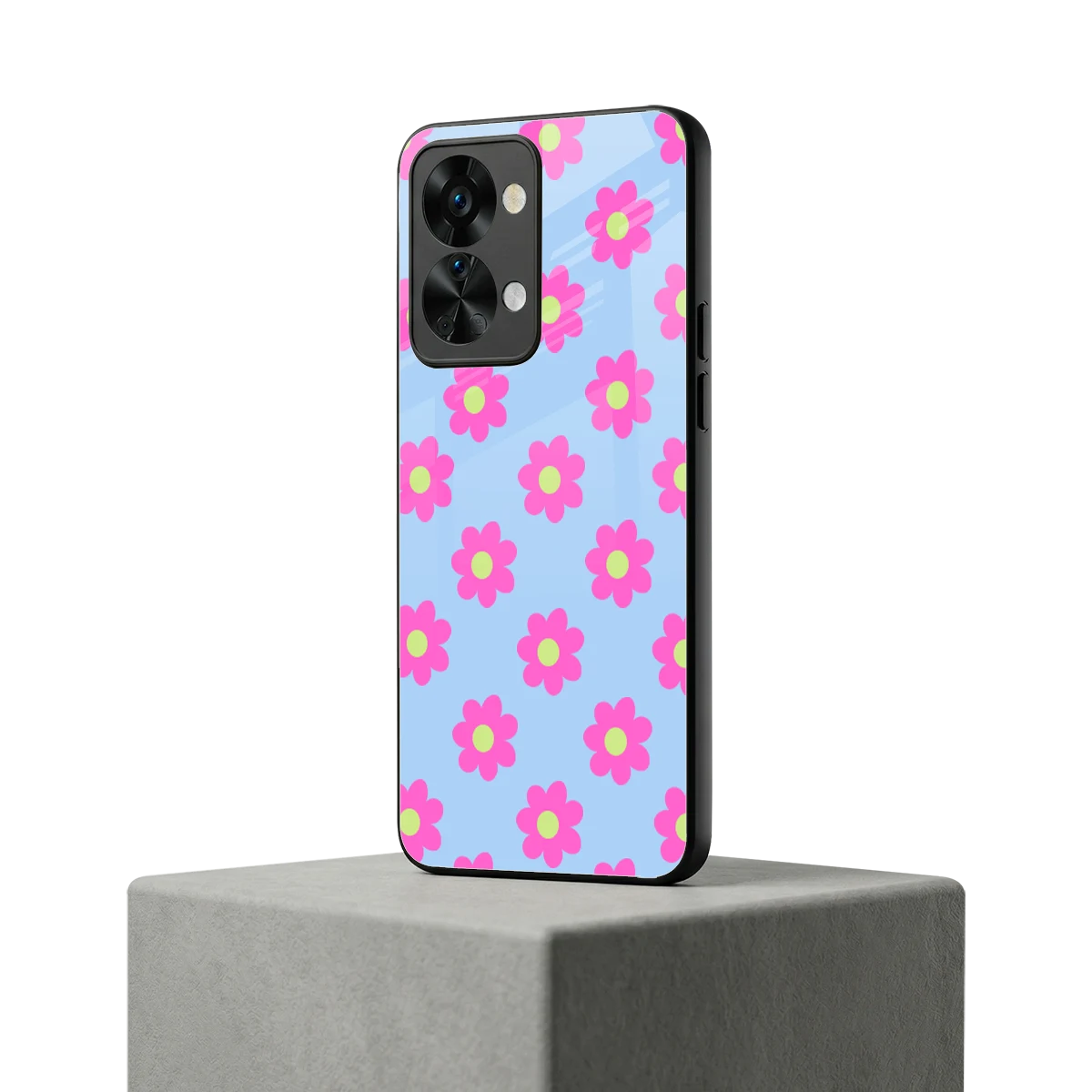 Bouquet oneplus nord 2t mobile cover | shockproof glass phone case