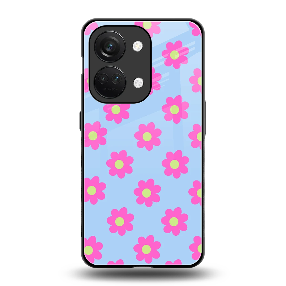 Bouquet back phone cover | glass case for oneplus nord 3