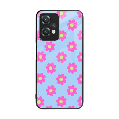 Bouquet back phone cover | glass case for oneplus nord ce 2 lite