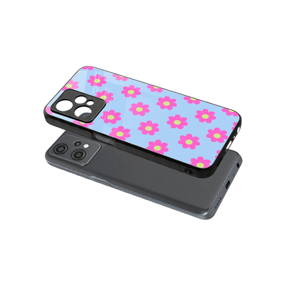 Bouquet sleek oneplus nord ce 2 lite cover with tempered glass back and TPU edges