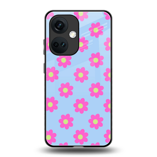 Bouquet back phone cover | glass case for oneplus nord ce 3