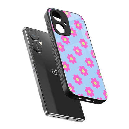 Bouquet sleek oneplus nord ce 3 cover with tempered glass back and TPU edges