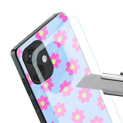 Bouquet stylish phone case for oneplus nord ce 3 | glossy glass and slim fit