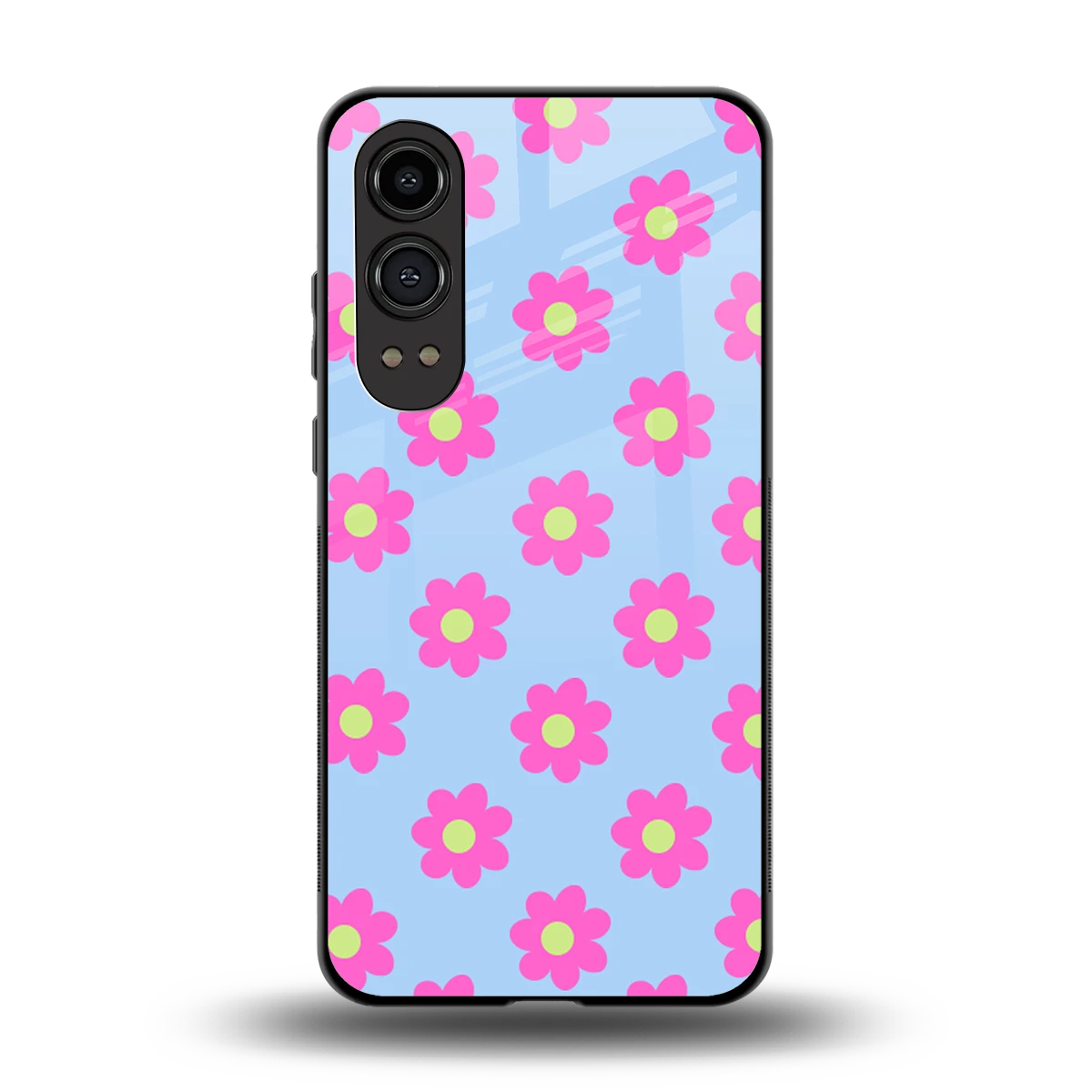 Bouquet back phone cover | glass case for oneplus nord ce 4 lite