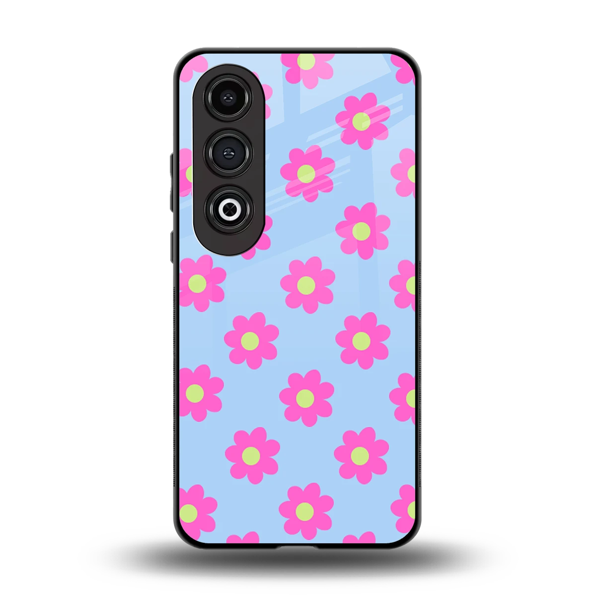 Bouquet back phone cover | glass case for oneplus nord ce 4