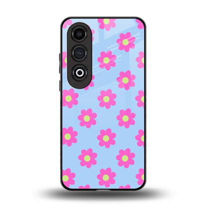 Bouquet back phone cover | glass case for oneplus nord ce 4