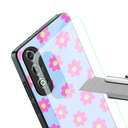 Bouquet stylish phone case for oneplus nord ce 4 | glossy glass and slim fit