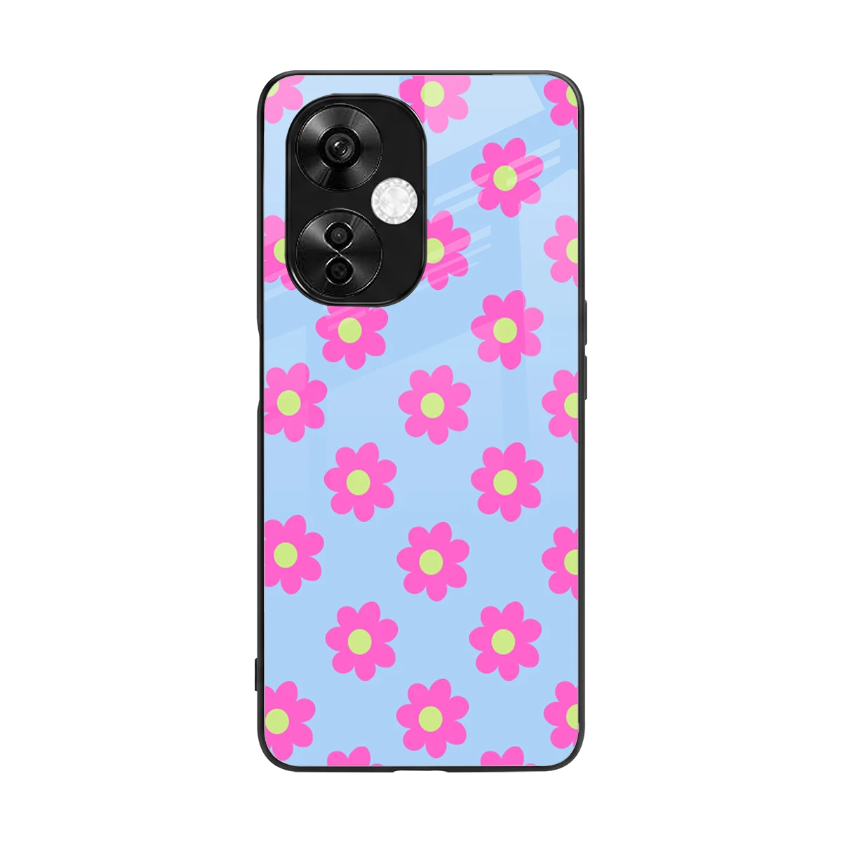Bouquet back phone cover | glass case for oneplus nord ce 3 lite