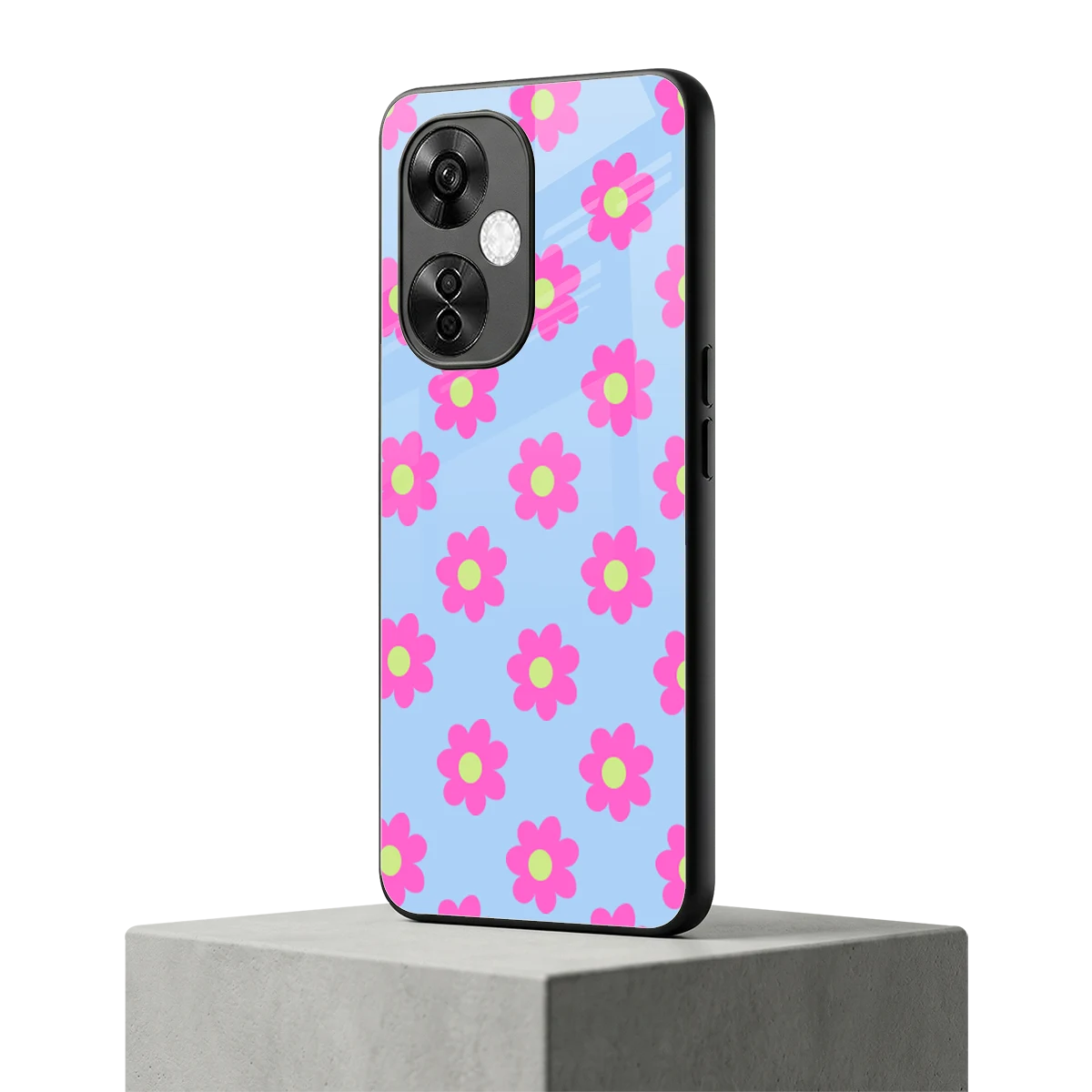 Bouquet oneplus nord ce 3 lite mobile cover | shockproof glass phone case