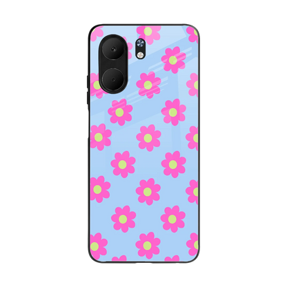 Bouquet back phone cover | glass case for oppo a5x 5g