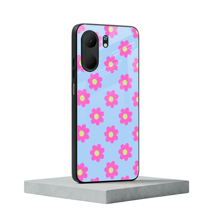 Bouquet oppo a5x 5g mobile cover | shockproof glass phone case