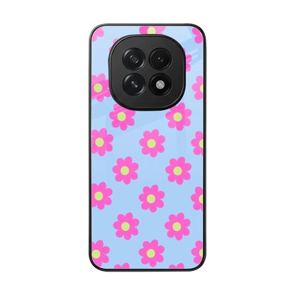 Bouquet back phone cover | glass case for oppo f29 5g