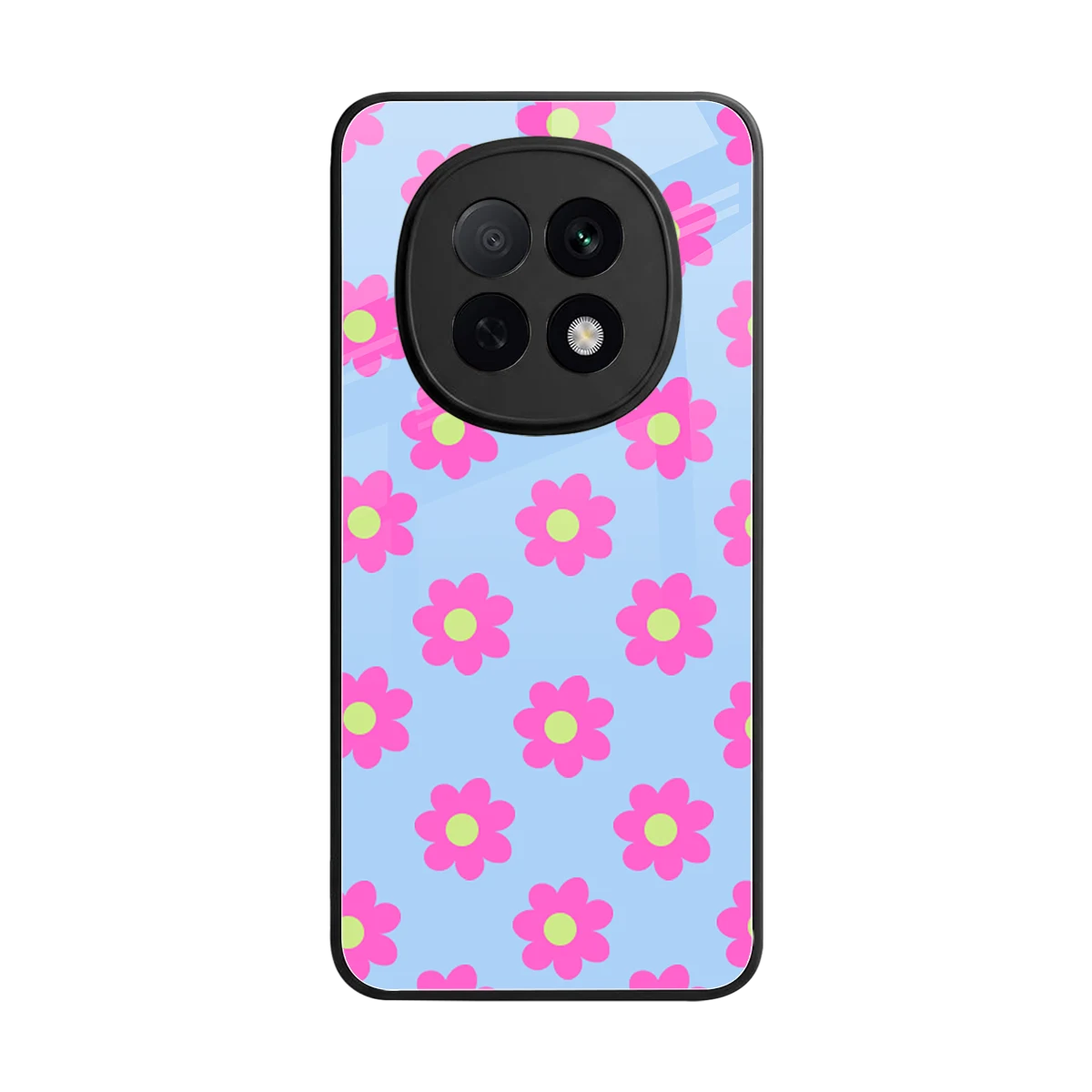 Bouquet back phone cover | glass case for oppo f29 pro 5g