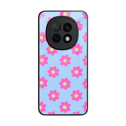 Bouquet back phone cover | glass case for oppo f29 pro 5g