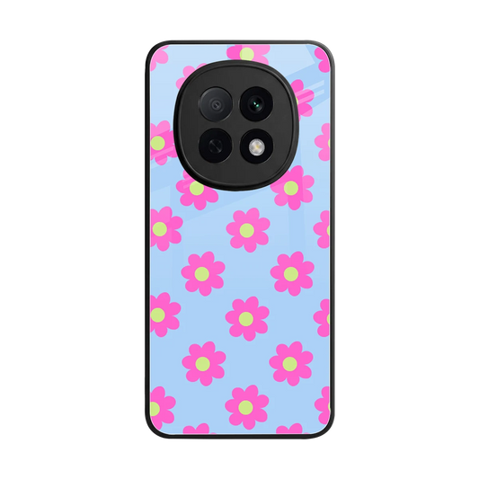 Bouquet back phone cover | glass case for oppo f29 pro 5g