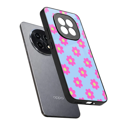 Bouquet sleek oppo f29 pro 5g cover with tempered glass back and TPU edges
