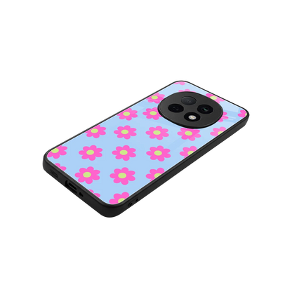 Bouquet stylish phone case for oppo f29 pro 5g | glossy glass and slim fit