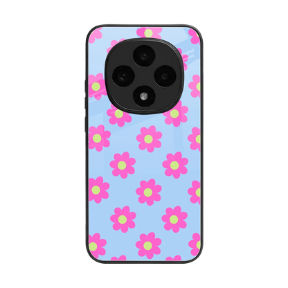 Bouquet back phone cover | glass case for oppo f31 pro 5g